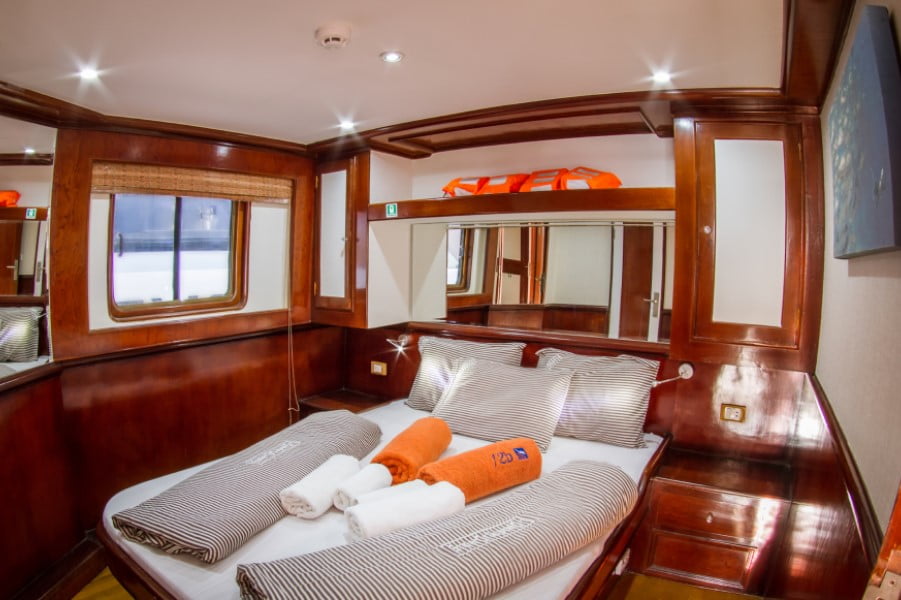 Doppelbettkabine Oberdeck