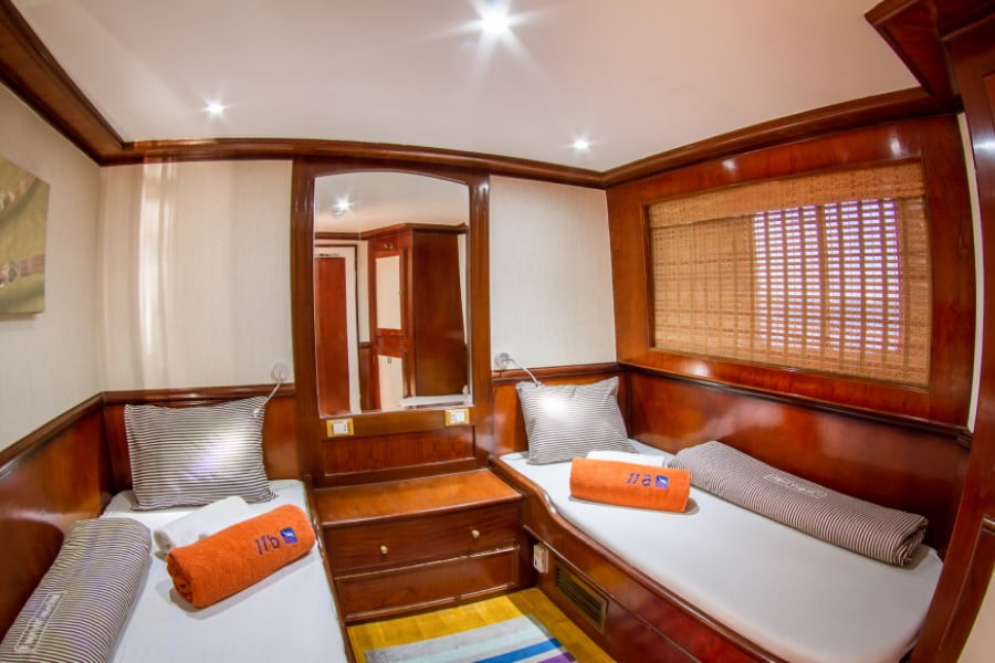 Zweibettkabine Oberdeck